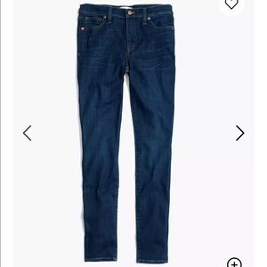 Madewell 9" Mid-Rise Skinny Larkspur Wash TENCEL™